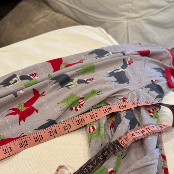 munki munki women’s holiday Christmas Pajama Bottoms with Reindeer Print - Picture 6 of 6